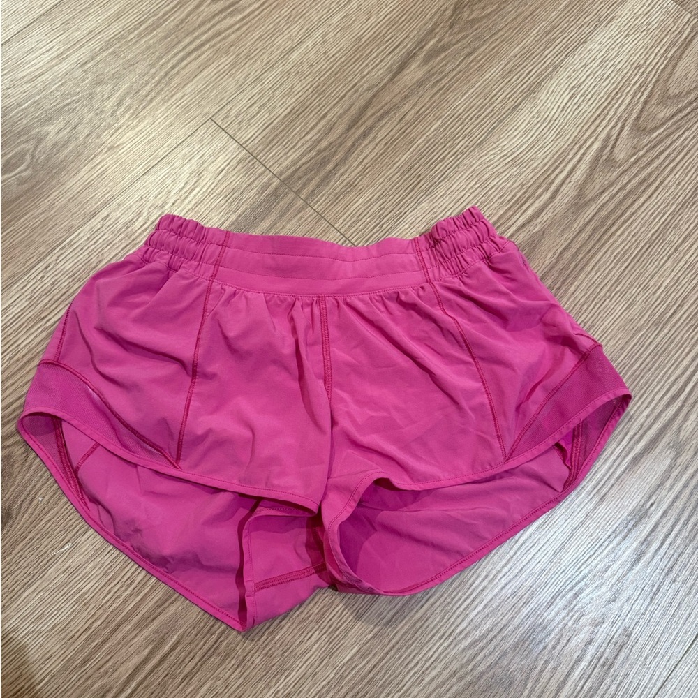 lululemon athletica Vibrant Pink Athletic Shorts
